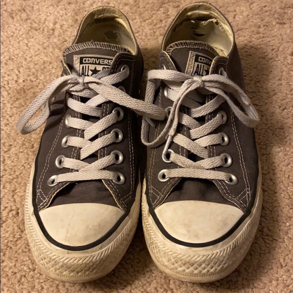 Grey Converse Shoes Womens 7
